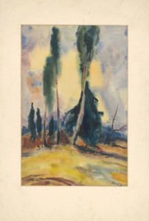 Three Trees on the Plain, 1929.