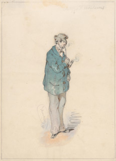Man with a pipe, 1850.