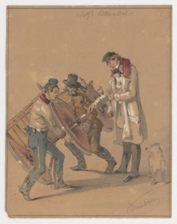Oiling the Center Pin, around 1850.
