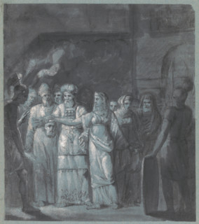 Figural scene, 1601/1700.