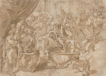 Scene of the torture of St. John on Patmos, 1501/1600.