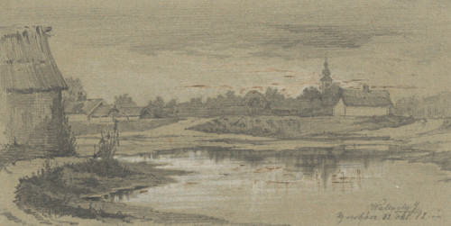Study from the village of Ujverbasz, 1882.