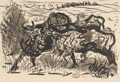 Cows in a Pasture, 1940.