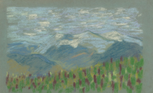 Hillside landscape, 1935-1944.