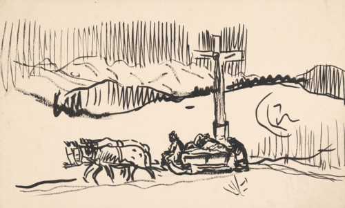 On the sledge, 1925-1935.