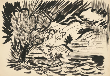 Boat and death, c1939.