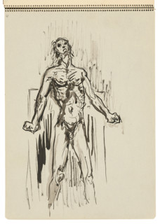 Sketchbook 22 Male Figure, 1st half 20th century.