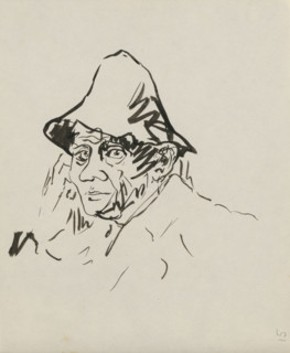 Sketchbook 4 Man in a hat, 1st half 20th century.
