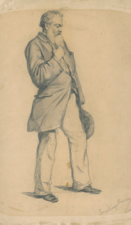 Study of a standing old man II., 1885-1890.