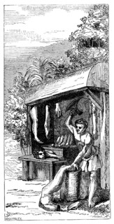 'Butcher's Shop of the Anziques', 1598, (1863). Creator: WH Wesley.