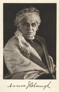 Portrait of the educator and feminist Anne Jemima Clough, c1890.  Creator: Unknown.