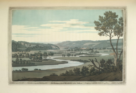 The River Thames, 1794, 1796. Creators: Joseph Farington, Joseph Constantine Stadler.