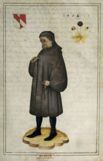 Portrait of Chaucer, 16th century. Creator: Unknown.