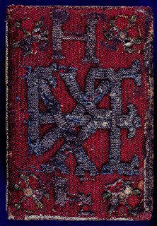 Embroidered back cover of prayer book, 1545.  Creator: Unknown.