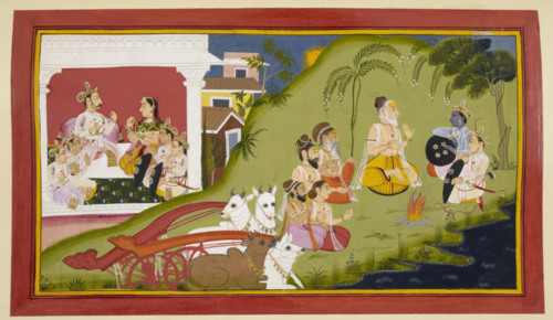 Visvamitra tells a story, 1712.  Creator: Unknown.
