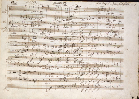 Quartetto VI, 1785.  Creator: Mozart.