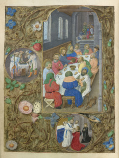 The Last Supper, c1495.  Creator: Master of the Dresden Prayer Book.
