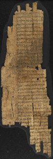 Preface and Sayings of Jesus, latter part of 3rd century. Creator: Unknown.