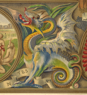 A dragon, 1844-1849.  Creator: Owen Jones.