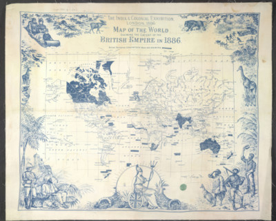 British Empire map, 1886.  Creator: Unknown.