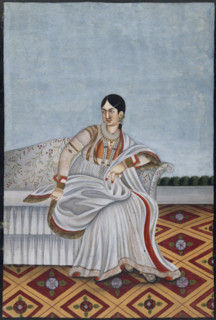Indian dancing girl, c1780-1790.  Creator: Unknown.