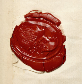 Seal from letter of Lord Nelson, 1801. Creator: Unknown.