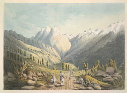 View from the Kali Mandi Pass, c1826. Creator: James Manson.