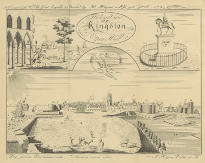 The East View of Kingston Upon Hull, 1735, (1869).  Creator: Inigo Haynes.