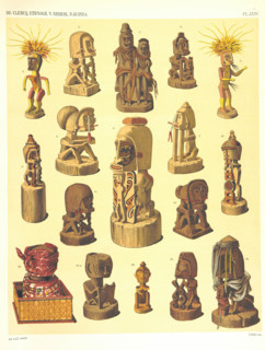 Sculptures from Dutch New Guinea, 1893. Creator: Unknown.