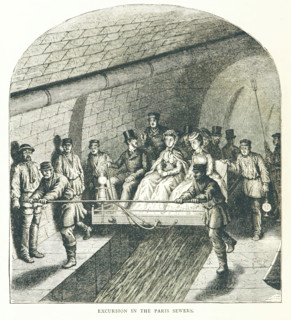 Excursion in the Paris Sewers, 1878. Creator: Unknown.