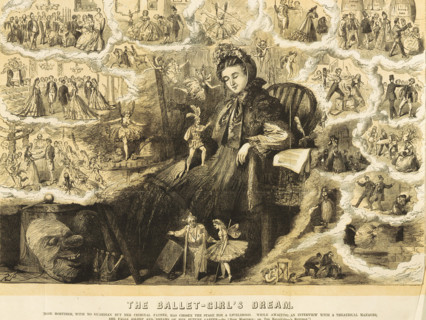 The Ballet-Girl's Dream, 1875.  Creator: Unknown.