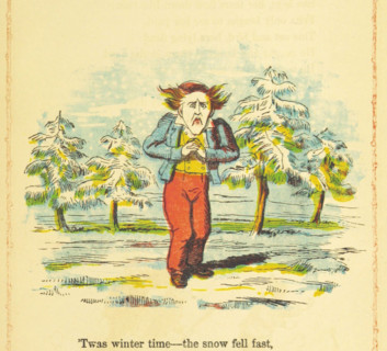 'Twas winter time - the snow fell fast, 1854.  Creator: Unknown.