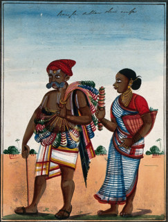Bangle maker and his wife. Creator: Unknown.