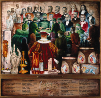 The incision: a tribute to research. Creator: Richard Bannister.