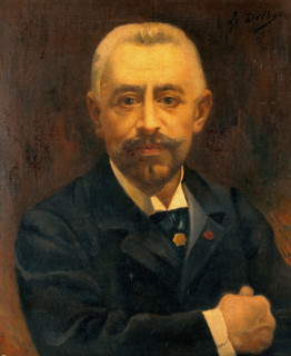 Edmond Isidore Etienne Nocard, microbiologist. Creator: Emile Delbos.