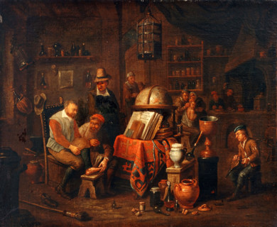 A capriccio of medical scenes. Creator: Gerard Thomas.