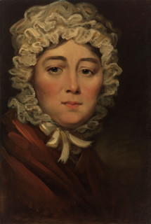 Mrs Bennett, cured of skin disease, between 1818 and 1821. Creator: Unknown.