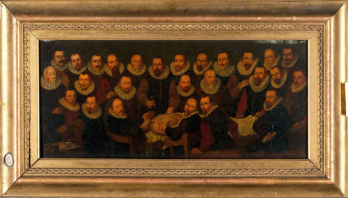 The anatomy of Dr Sebastiaen Egbertsz. 1603 Creator: After Aert Pietersz.