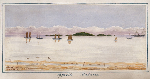 'Opposite Malacca', 1881. Creator: John Edmund Taylor.