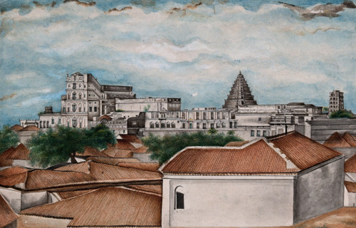 Tanjore: The royal palace, (between 1800 and 1899?). Creator: Unknown.