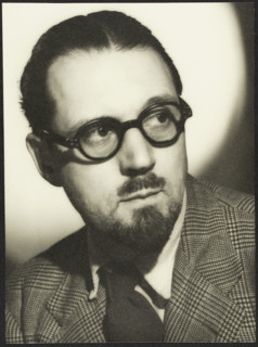 Portrait of Walter Bird in civilian clothing, at RAF Iver Heath, Pinewood Studios, Iver, Buckinghams Creator: Crown Film Unit.