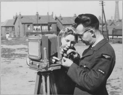 Royal Air Force No. 2 School of Photography, Palatine Road, Blackpool, 1942-1943. Creator: Barnet Saidman.