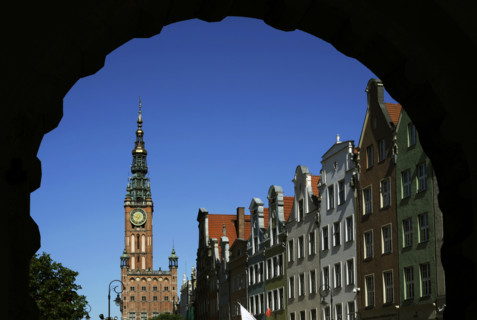 Houses of the Dlugi Targ Square from Green Gate, Gdansk, Poland, 2015.  Creator: Unknown.