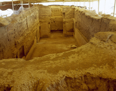 Ruins of the Throne Room, Royal Palace, Mari, Syria, 2005. Creator: LTL.