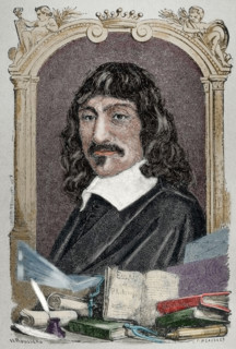 Rene Descartes (1596-1650), French philosopher, (19th century).  Creator: F Meaulle.