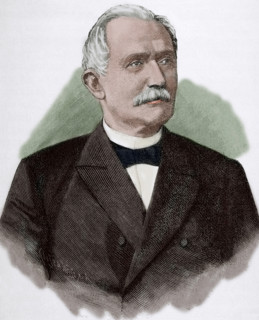 Albert von Maybach (1822-1904), German lawyer, politician and railway manager, 1885.  Creator: Unknown.