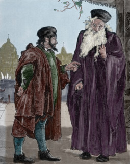 Shylock and Tubal, 19th century.  Creator: Unknown.