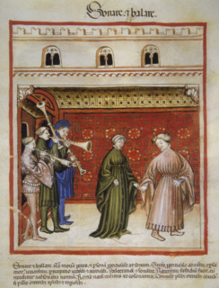 Music and dance, 14th century.  Creator: Unknown.