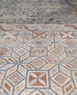 Roman mosaics on the floor, Terrace Houses, Ephesus, Anatolia, Turkey, Roman (1999).  Creator: Unknown.