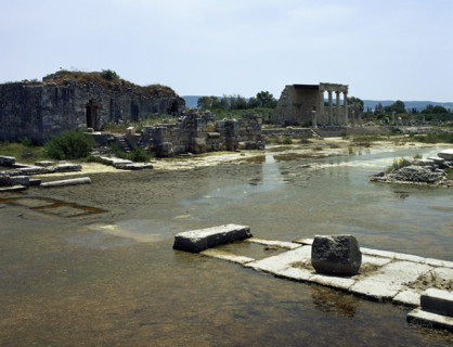 Ruins of northern agora near Holy Road, Miletus, Anatolia, Turkey, 1999. Creator: Unknown.
